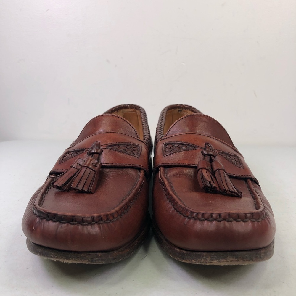 Allen Edmonds Maxfield Leather Tassel Loafer Shoes - Picture 4 of 10